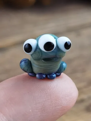 Tiny monster miniature, glass monster figurine, monster sculpture for terrarium decoration or fairy garden decor $20.50
