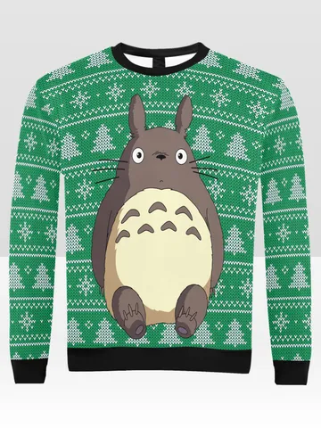 Totoro Ugly Christmas Sweater $60.00