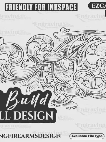 Scroll Pattern Design svg,lasercut,engravingfiles,scrolldesign,engravingdesign,engravingpattern,metalart $49.99