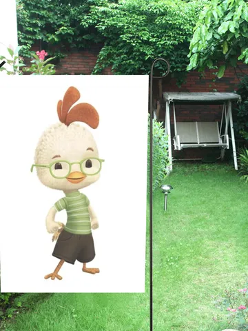 Chicken Little Garden Flag $24.97