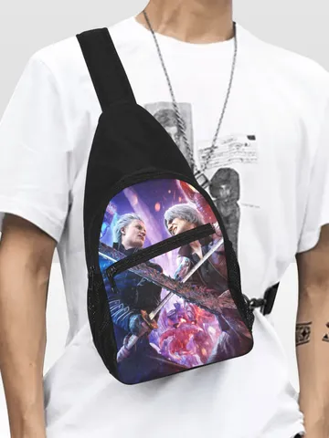 Dante vs Vergil Devil May Cry Chest Bag $54.00