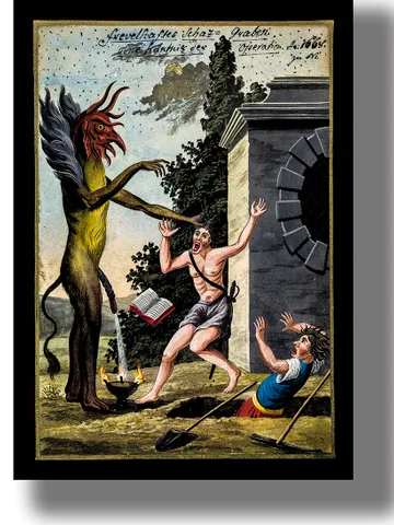 Pandemonium. Gloomy infernal landscape. $21.00