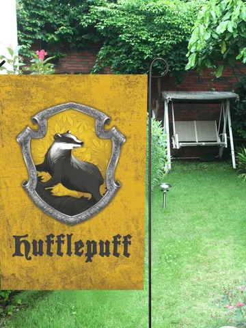 Hufflepuff Garden Flag (Two Sides Printing, without Flagpole) $24.97