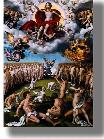 The Last Judgment by Joos van Cleve. $21.00