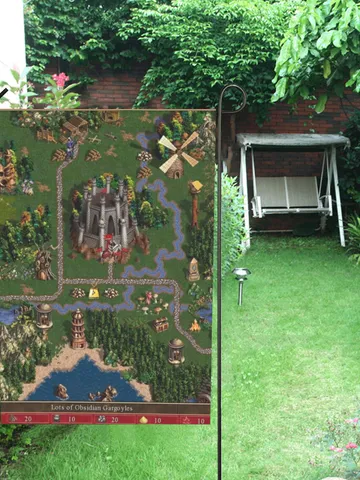 Heroes of Might and Magic 3 HOMM3 Garden Flag (Two Sides Printing, without Flagpole) $30.00