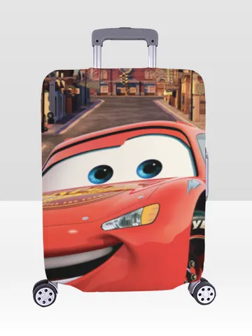 Lightning McQueen Cars Luggage Cover, Luggage Protective Print Cover, Case Cover $30.00