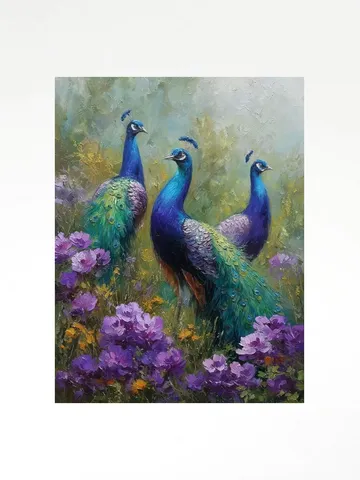Cross stitch pattern / Peacocks $0.00