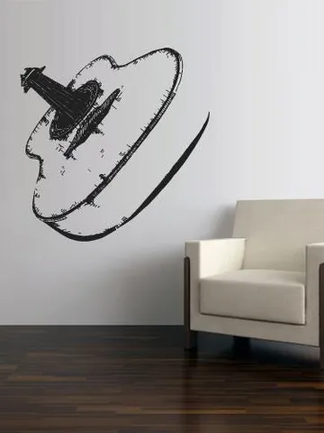 Acoustic guitar Wall decal Music Garage band Sticker z2781 $23.99