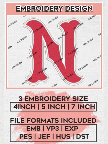 MiLB Nashville Sounds Embroidery Design Files, MiLB Nashville Sounds Logo, Minor League Baseball Logo Embroidery Designs, MiLB embroidery designs, Machine embroidery designs, Digital Download $6.99