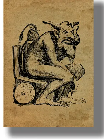 Archdemon Belphegor one of the seven princes of Hell. $21.00