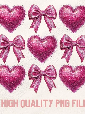 Coquette Glitter Valentine Pink Heart Png, Pink Valentine Png, Girls Valentine Png, Valentine Heart, Valentine Coquette Png, Valentines Mama $3.34