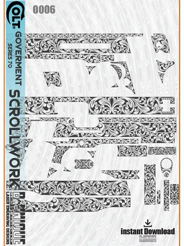 Colt Government series 70 final Scrollwork
