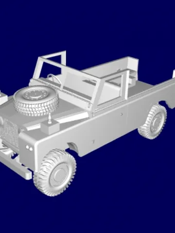 Beauty 1 3d Model Car STL 3D Printing Land Rover III $9.50