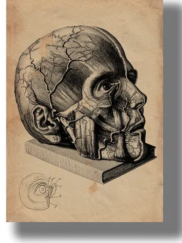 Anatomy of the face. $21.00