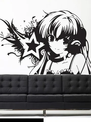 Singer Miku Hatsune Wall Decal Anime Sticker z427 $37.99