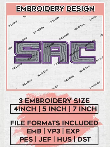 NBA Sacramento Kings Logo Embroidery Designs, NBA Kings Embroidery Files, NBA Machine Embroidery Designs, NBA Embroidery Design Machine Embroidery Pattern, Digital Download $6.99