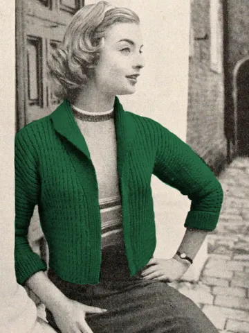 Vintage Knitting Pattern 31 Bolero Jacket Women $2.50