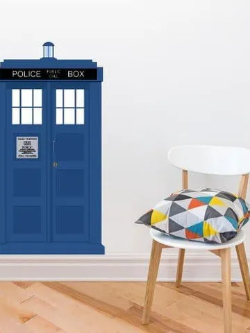 Police Box Wall Decal Tardis (Col643) $27.99