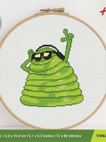 Blobby Hotel Transylvania Monster Cross stitch pattern | Embroidery Pattern | Instant Download | Cross Stitch Patterns | Embroidery Designs $5.37