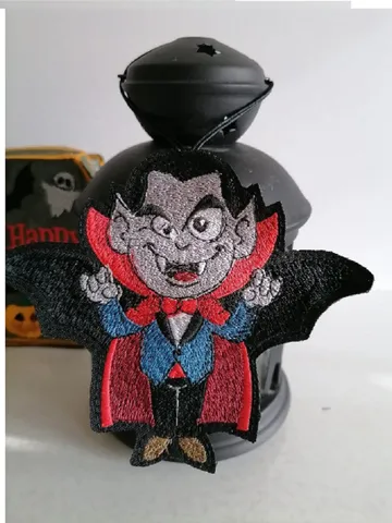 Machine Embroidery Design Dracula toy(design and master class) $5.00