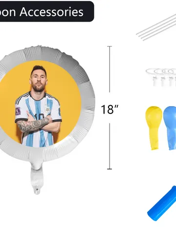 Lionel Messi Foil Balloon $24.00