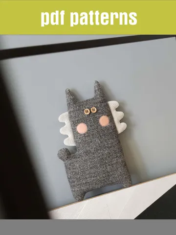 Llama doll sewing pattern PDF, digital tutorial in English, stuffed animal sewing diy $6.49
