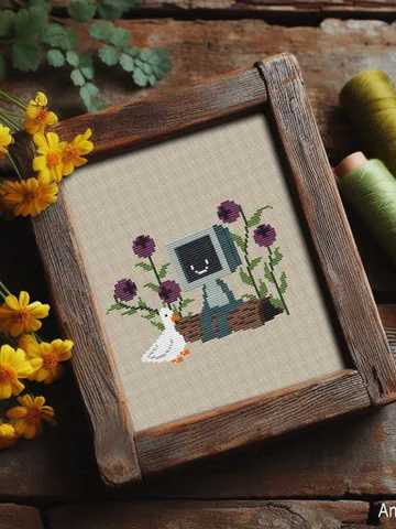 Be real cross stitch pattern $4.50