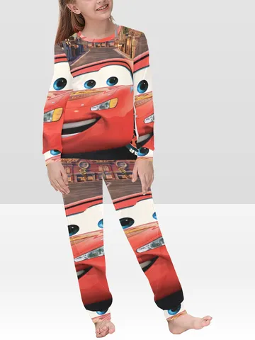 Lightning McQueen Kids Girls Pajamas Set, PJ Set pajama loungewear sleepwear $72.00