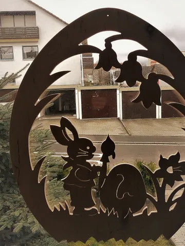 Digital Template Cnc Router Files Cnc Easter Decoration Files for Wood Laser Cut Pattern $7.50