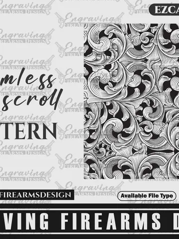 Engraving Firearms Design Seamless Scroll $49.99
