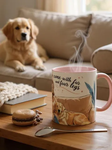Golden Retriever Mom Mug | Funny Dog Lover Gift | Cute Puppy Coffee Cup | 11oz & 15oz Pet Owner Tea Mug $19.93