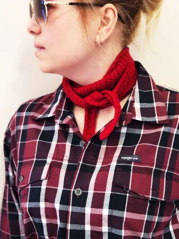 Elegant Skinny Crochet Scarf Pattern | I-cord Edge | Sophia Style PDF $3.50