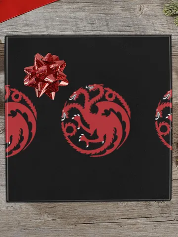 Targaryen Dragon Gift Wrapping Paper $24.97