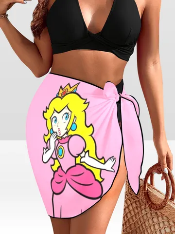 Princess Peach Beach Sarong Wrap $29.97