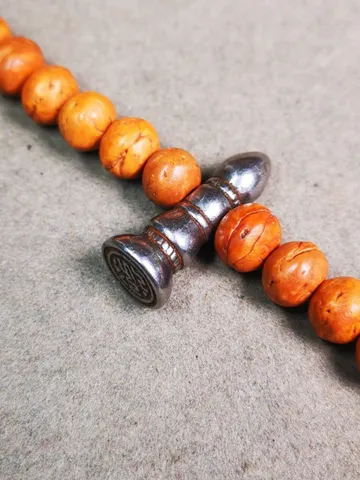 Gandhanra Handmade Tibetan Amulet,Stupa Pagoda Stamp Pendant Bead,Spacer Bead for Mala,Bag Hanging,Prayer Bead Accessories,1.0" × 0.3" $29.99