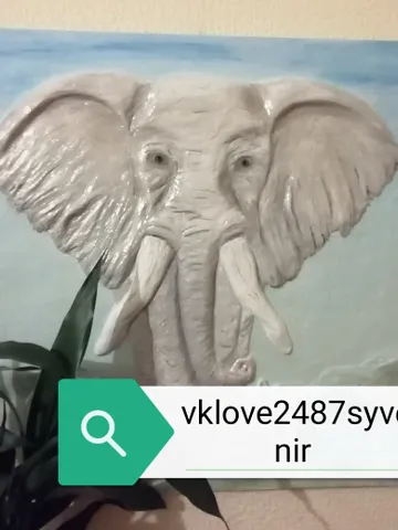 Авторская картина Слон