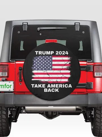 Trump 2024 Take America Back Tire Cover $44.97