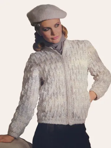 Vintage Crochet Pattern 249 Jacket Women $2.50