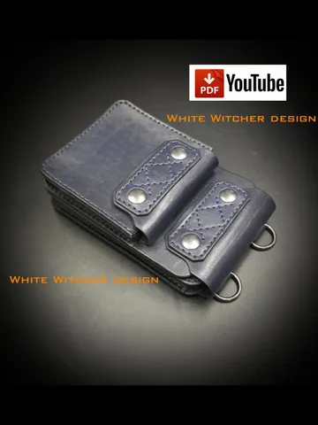 Double belt bag - waist bag - leather pattern.BG37 $5.90
