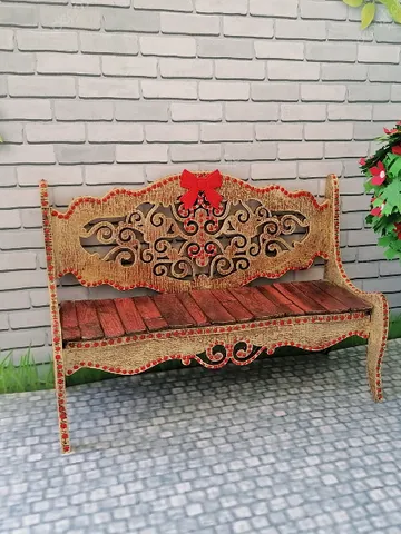 Bench for puppet park. Bench in scale 1:12. Handmade. $40.00