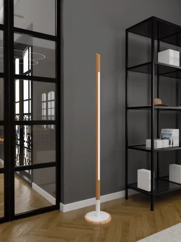 Modern minimalist wooden floor lamp $329.00