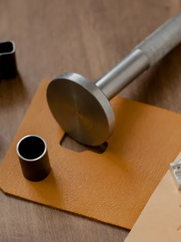 Handle Press Tool: Leather Die Cutting & Embossing