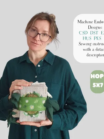 ITH Machine Embroidery: Full &quot;Book of Kin&quot; Challenge (12 Pages + Bonus PDF) Digital Digital Download Hoop 5x7 $60.00