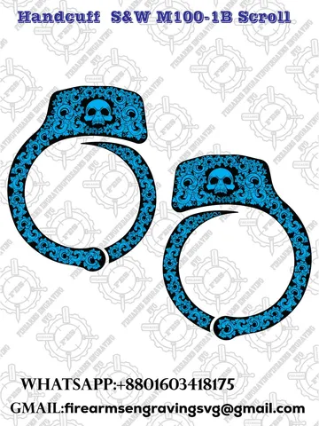 Handcuff  S&W M100-1B Scroll $13.00