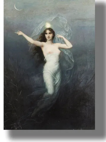 Carl Schweninger. Luna. Midnight light. Succubus artwork. $21.00