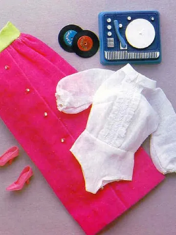 Vintage Barbie Sewing Pattern Disco Date Dress Wardrobe Clothes for Dolls 11-1/2" Digital Download PDF $1.90