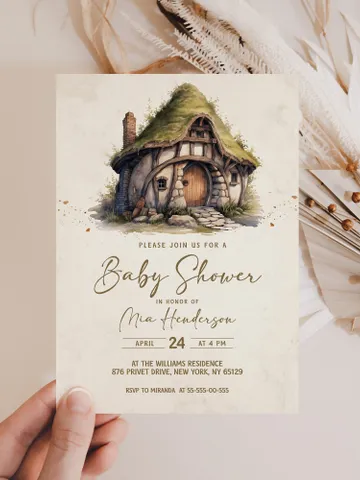 DIY Wizarding World Baby Shower iNVITATION; Magic School Baby Shower Template; School of Wizard Baby Shower invitation template; wh1 $11.62