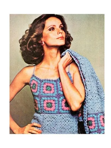 Crochet top , crochet jacket pattern pdf crochet women granny squares set crochet $6.68
