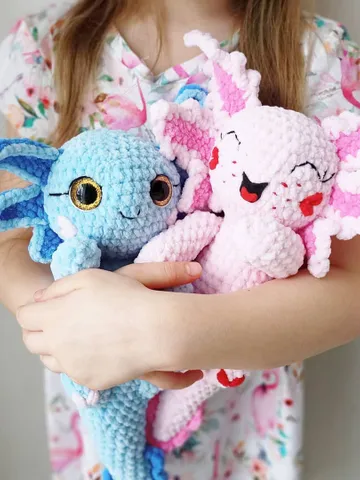 Axolotl Crochet Pattern $6.50