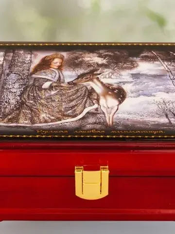 Jewelry Box "Girl with a Deer" $149.00
